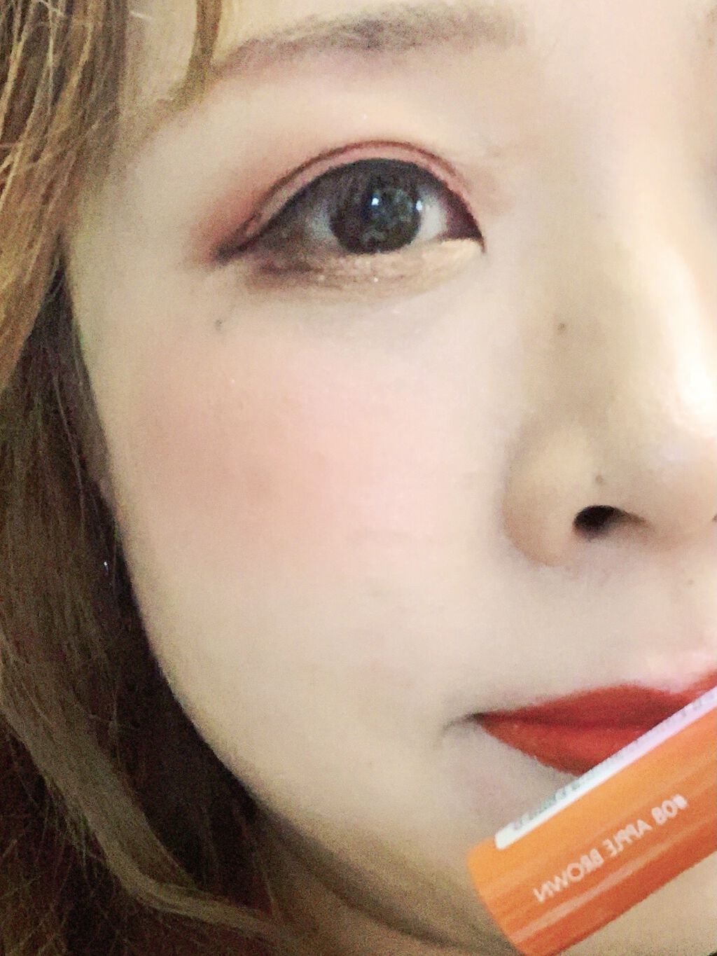 ジューシーラスティングティント/rom&nd/リップティントを使ったクチコミ（3枚目）