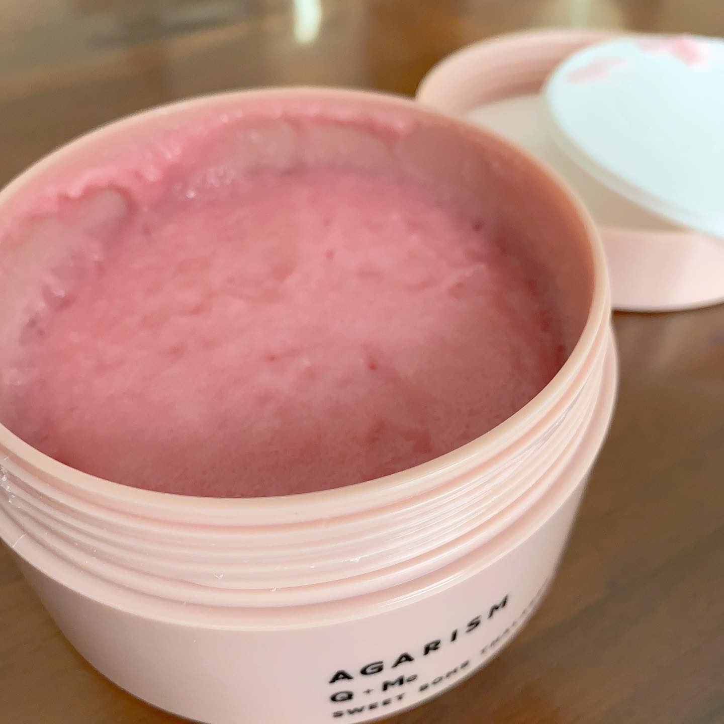 Q+Me スウィート ボム タラソ スクラブ/AGARISM/バストケア・ヒップケアを使ったクチコミ（3枚目）