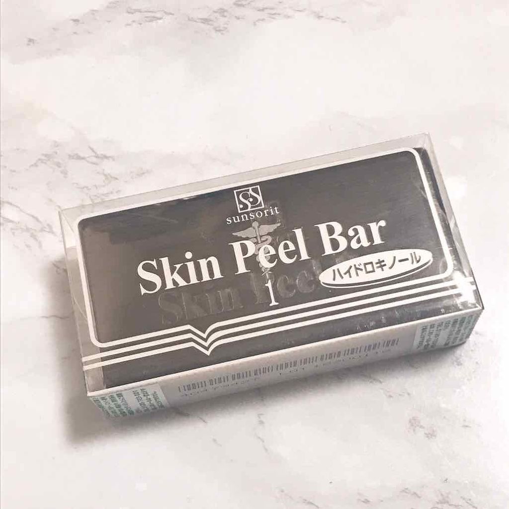 スキンピールバー ハイドロキノール/サンソリット/洗顔石鹸を使ったクチコミ(1枚目)
