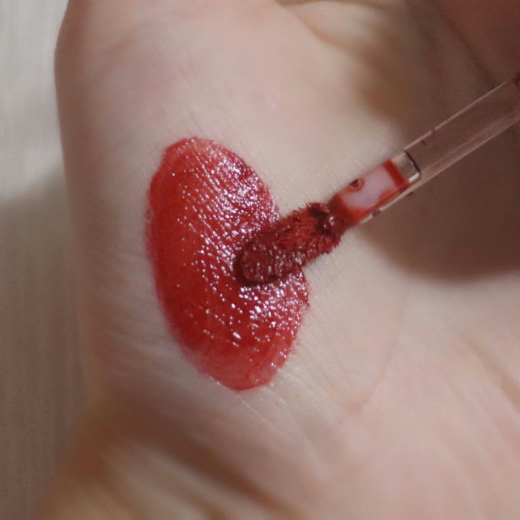 アピュー ウォーターライト ティント RD06/A’pieu/リップティントを使ったクチコミ（3枚目）