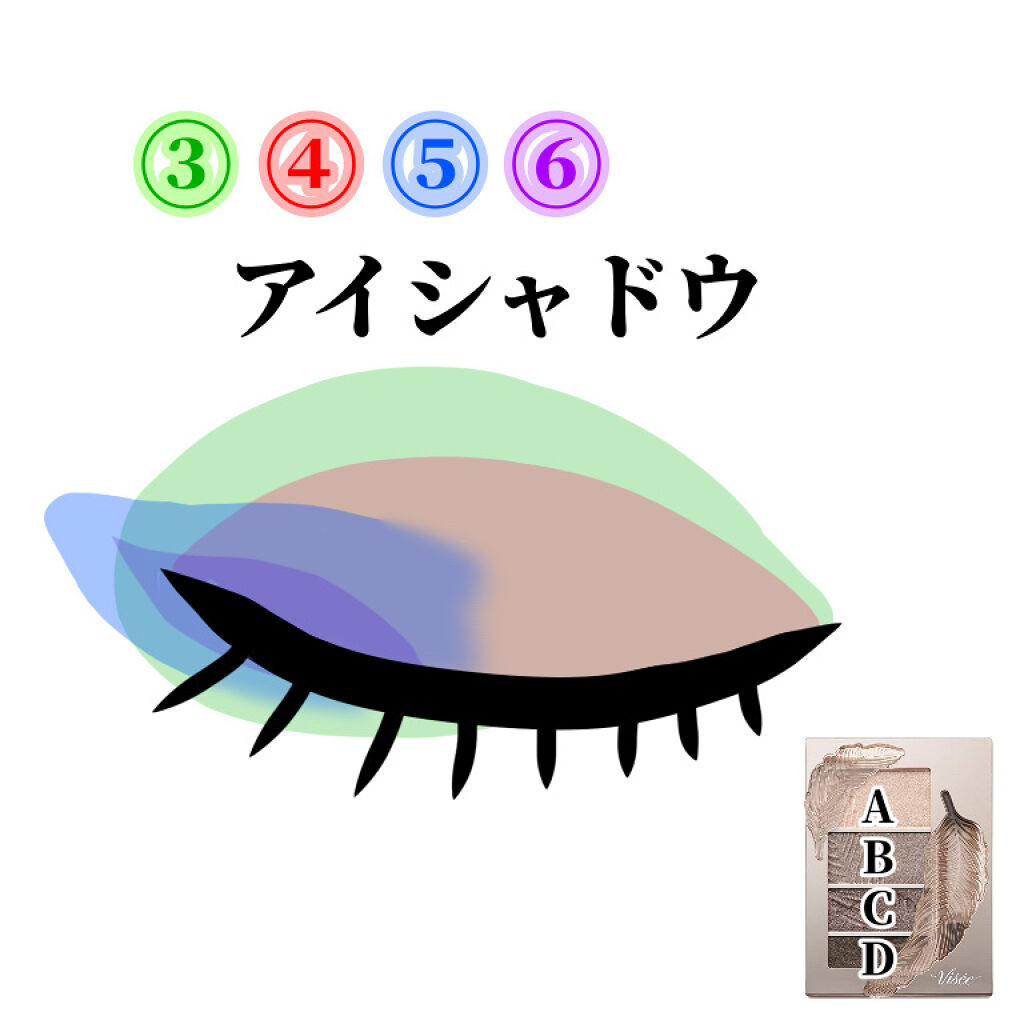 パウダー＆ペンシル　アイブロウＥＸ/excel/アイブロウペンシルを使ったクチコミ（3枚目）