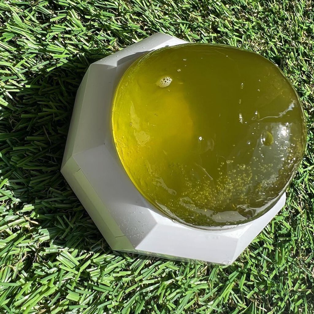 Jeju Green Tea Cleansing Ball/Ongredients/洗顔石鹸を使ったクチコミ（2枚目）