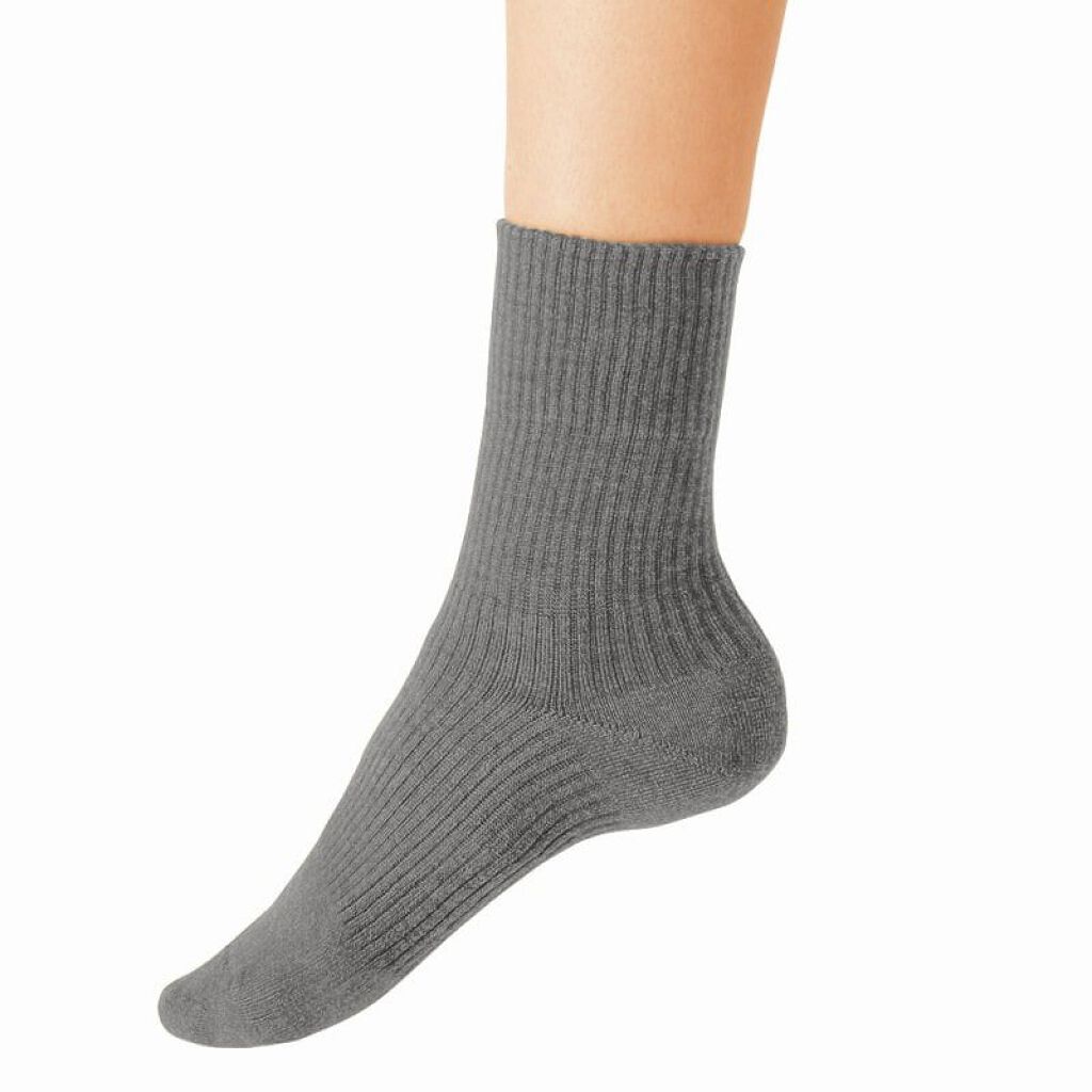 健康サポートソックス(数量限定) 杢グレー