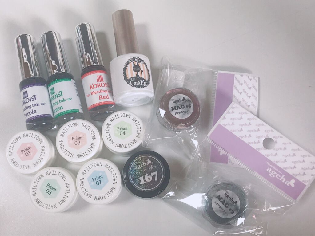 まめ子 on LIPS 「購入品(⌯¤̴̶̷̀ω¤̴̶̷́)✧ネイルタウンのマグネットジ..」(1枚目)