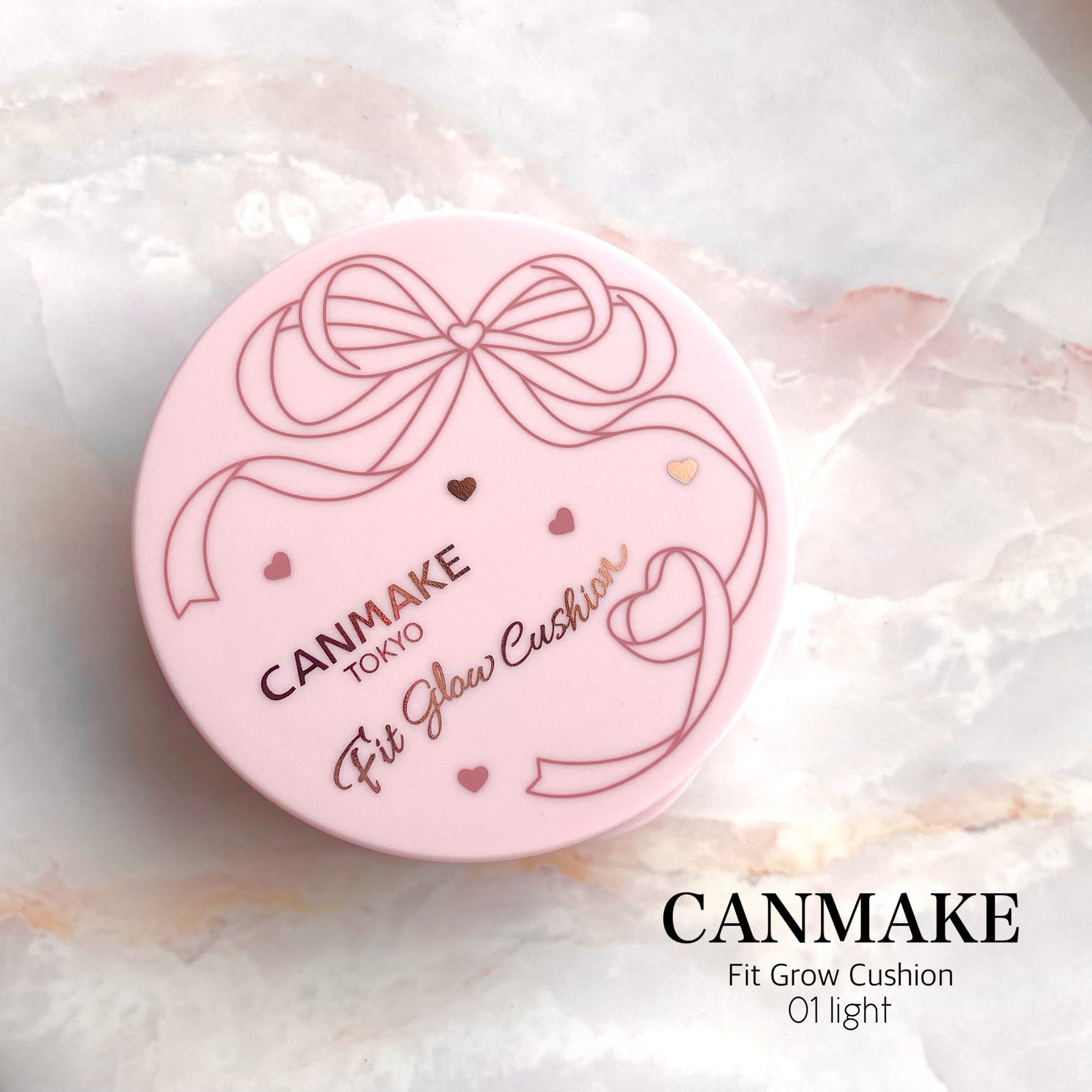 フィットグロウクッション 01 ライト/キャンメイク/クッションファンデーションを使ったクチコミ（2枚目）