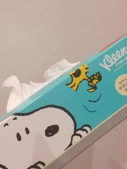 クリネックス ローションティシュー スヌーピー/クリネックス/ティッシュを使ったクチコミ(1枚目)