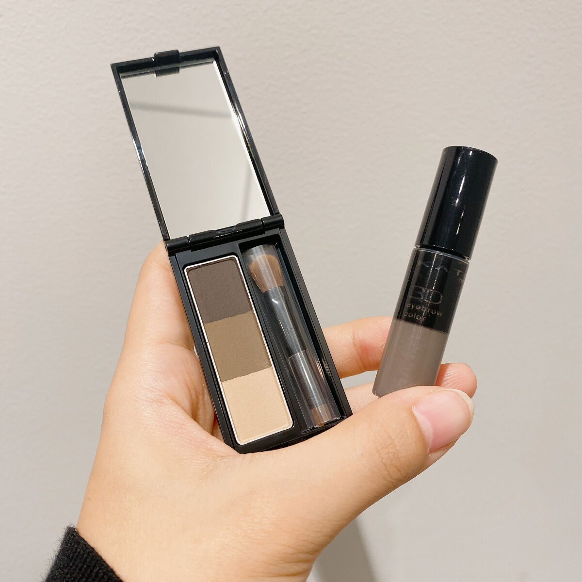 3Dアイブロウカラー GY-1/KATE/眉マスカラを使ったクチコミ（2枚目）