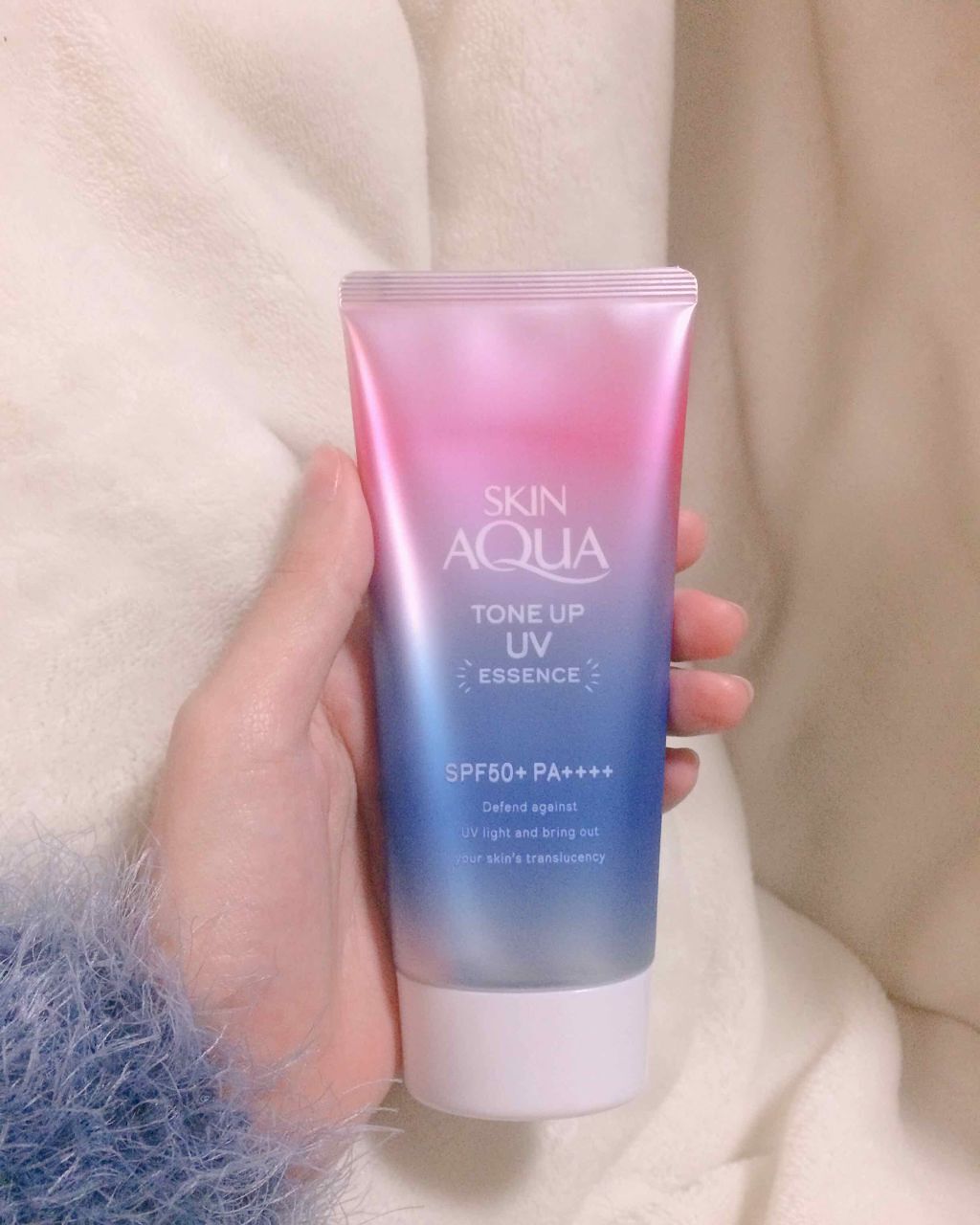 スキンアクア トーンアップUVエッセンス/スキンアクア/日焼け止めクリームを使ったクチコミ（1枚目）