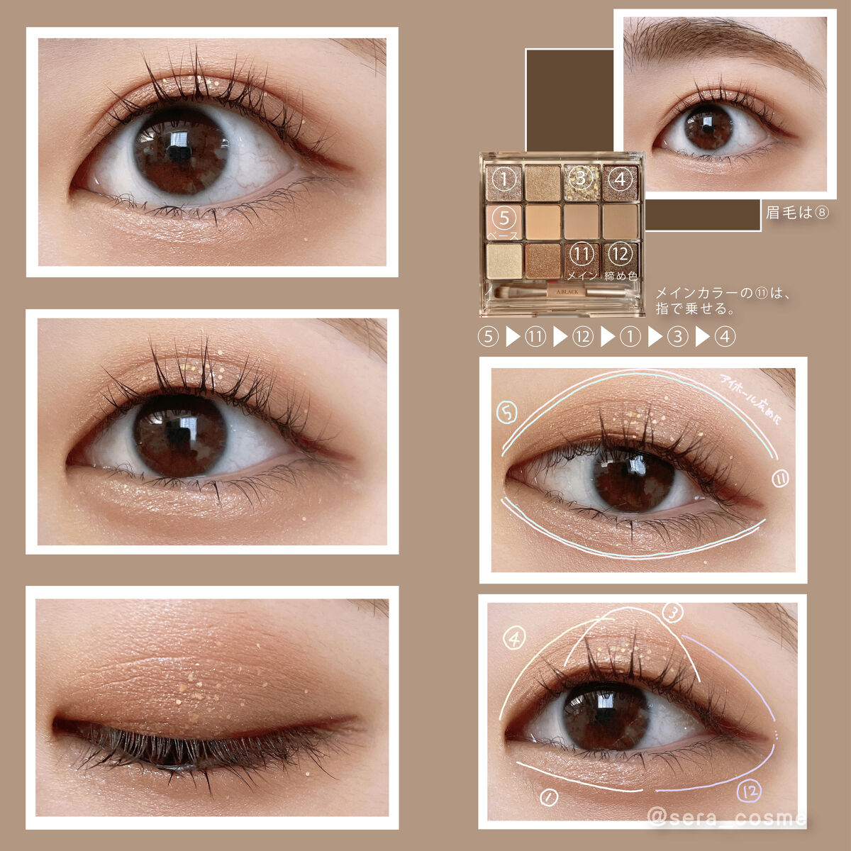 グラムチェンジマルチパレット/A.BLACK/アイシャドウパレットを使ったクチコミ（2枚目）