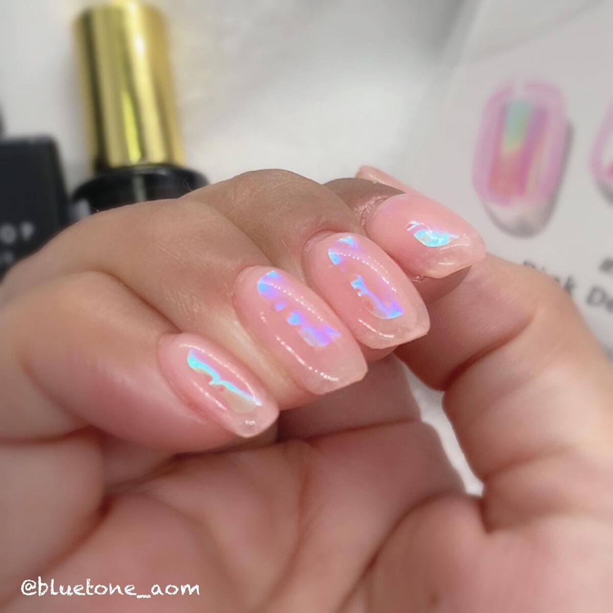 ジェルネイル(ライト対応)/セリア/ジェルネイルを使ったクチコミ(5枚目)