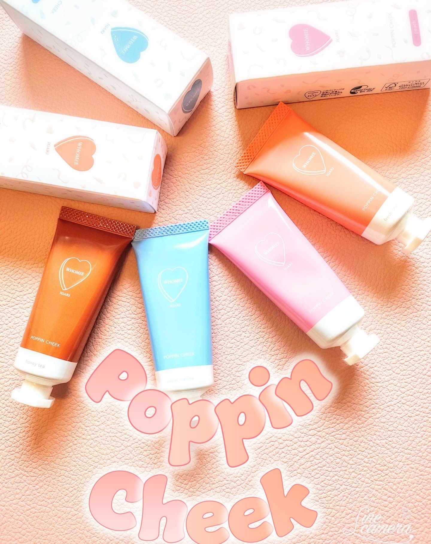 ポッピンチーク/WHOMEE/ジェル・クリームチークを使ったクチコミ（3枚目）
