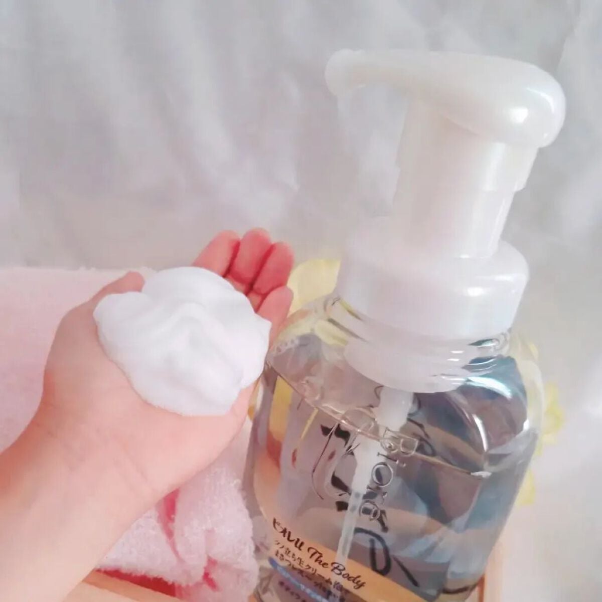 ザ ボディ 泡タイプ ピュアリーサボンの香り/ビオレu/ボディソープを使ったクチコミ(5枚目)