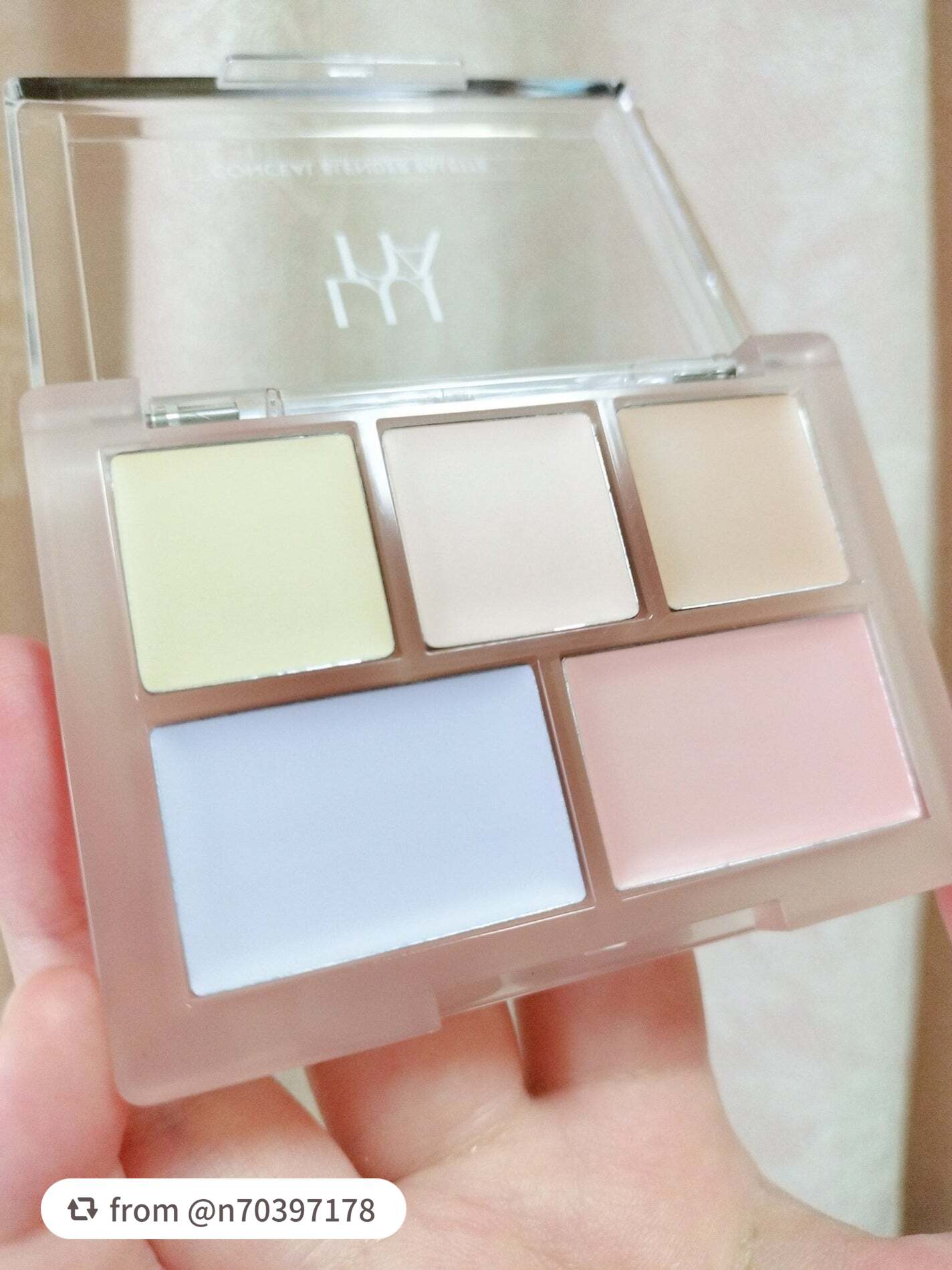 コンシールブレンダーパレット/LUNA/パレットコンシーラーを使ったクチコミ(4枚目)