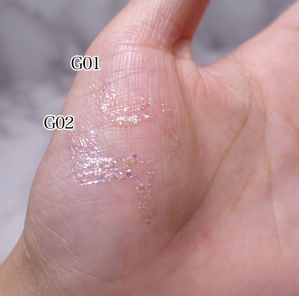 パールブリーアイグリッター/BLACK ROUGE/グリッターを使ったクチコミ(3枚目)