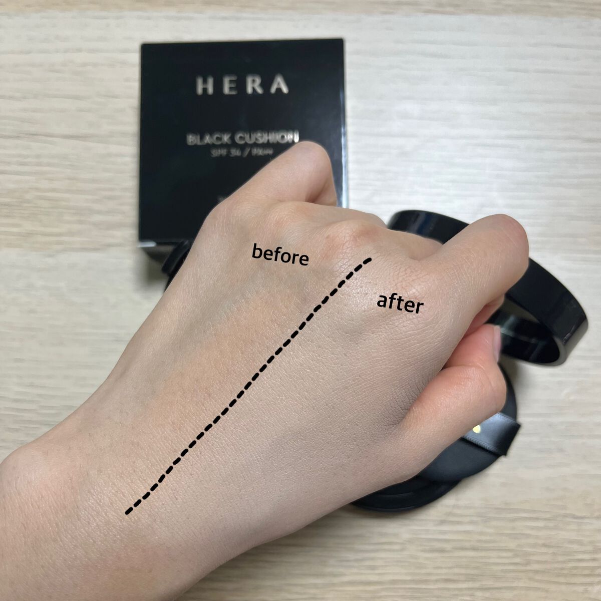 ブラック クッション/HERA/クッションファンデーションを使ったクチコミ(4枚目)