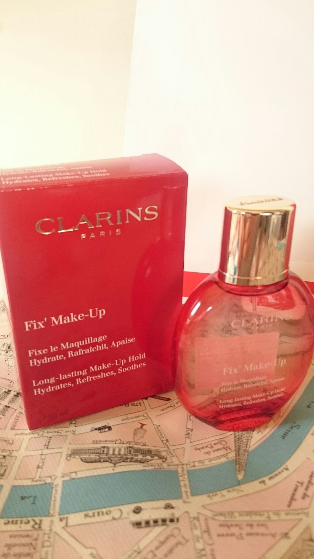 フィックス メイクアップ/CLARINS/ミスト状化粧水を使ったクチコミ(1枚目)