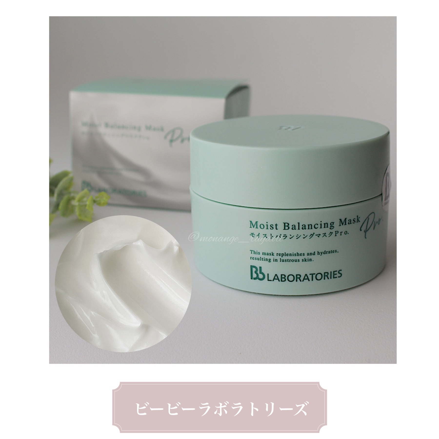 モイストバランシングマスクPro．/ビービーラボラトリーズ/洗い流すパック・マスクを使ったクチコミ（1枚目）