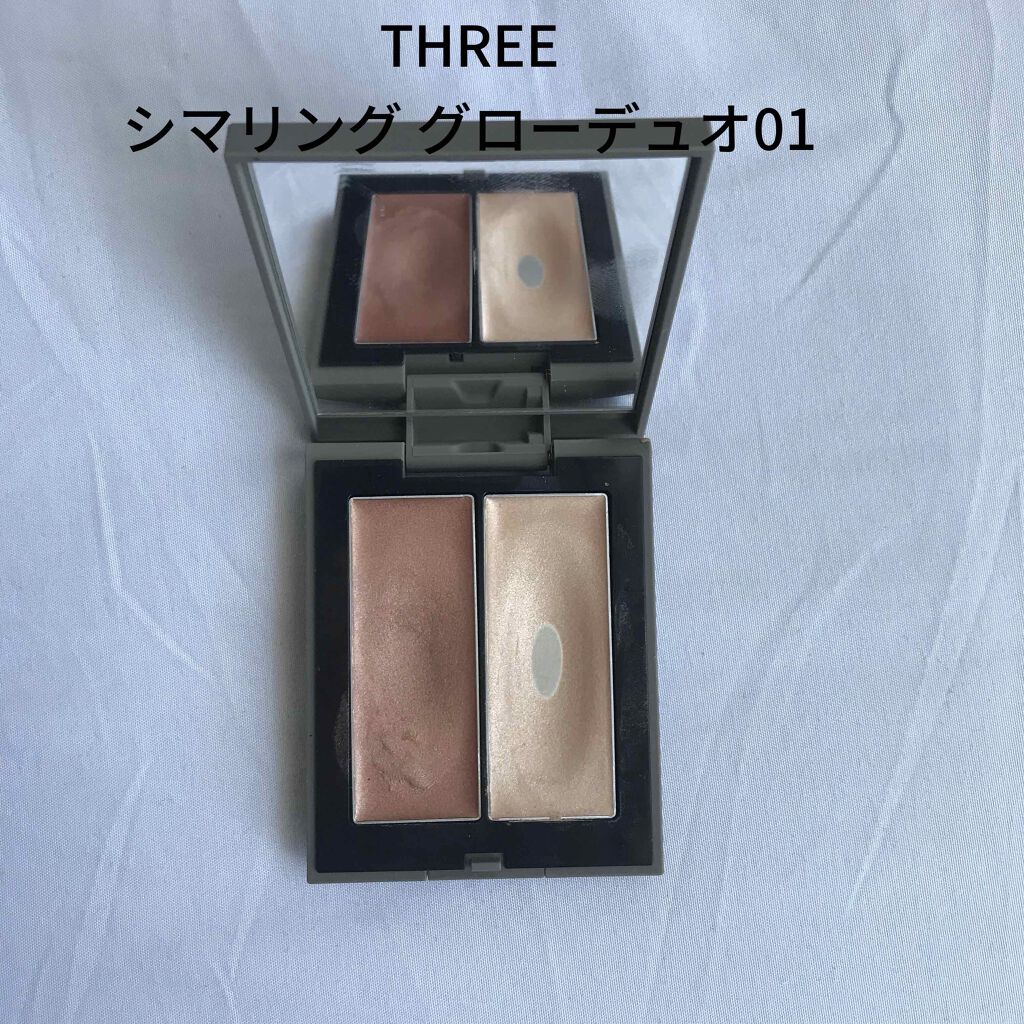 THREE シマリング グロー デュオ/THREE/クリームハイライトを使ったクチコミ(1枚目)