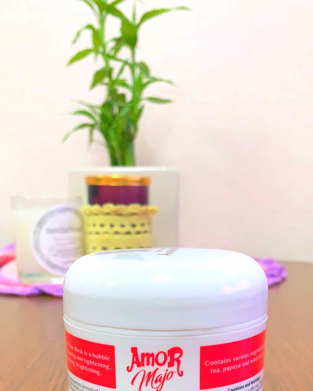 SKIN CURE AMOR MAJO/洗い流すパック・マスクを使ったクチコミ（2枚目）