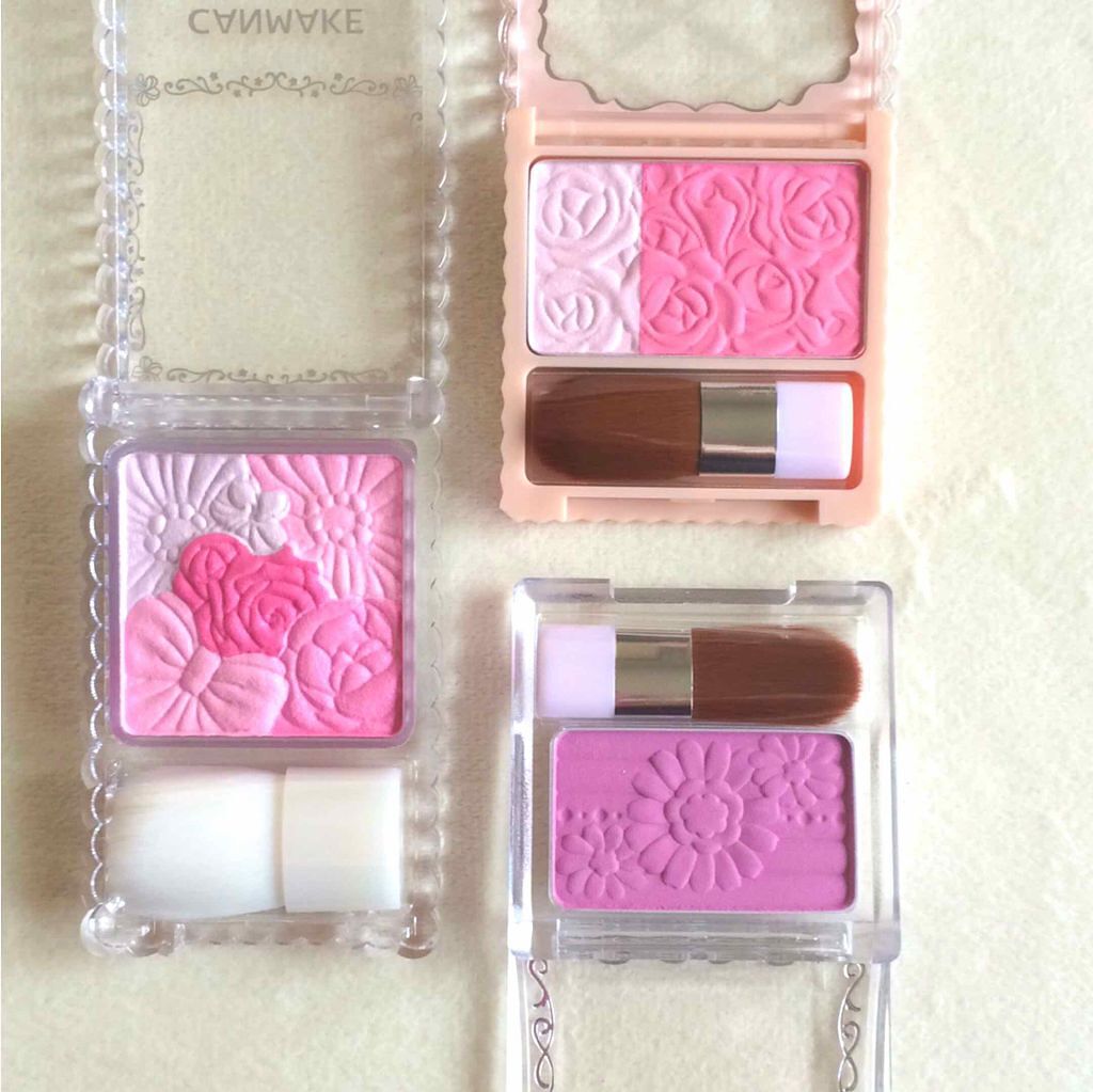 グロウフルールチークス/キャンメイク/パウダーチークを使ったクチコミ（2枚目）