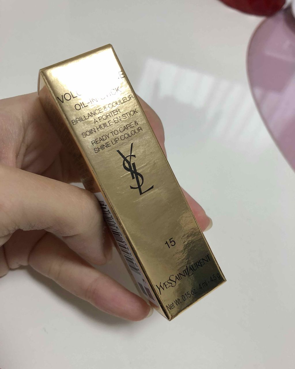 ルージュ ヴォリュプテ シャイン/YVES SAINT LAURENT BEAUTE/口紅を使ったクチコミ(2枚目)