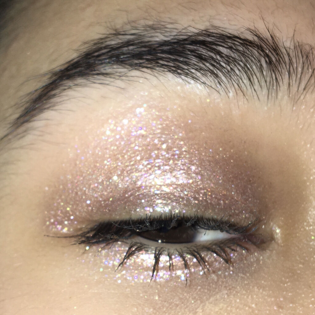 グリッタープリズム シャドウ/MISSHA/グリッターを使ったクチコミ（2枚目）