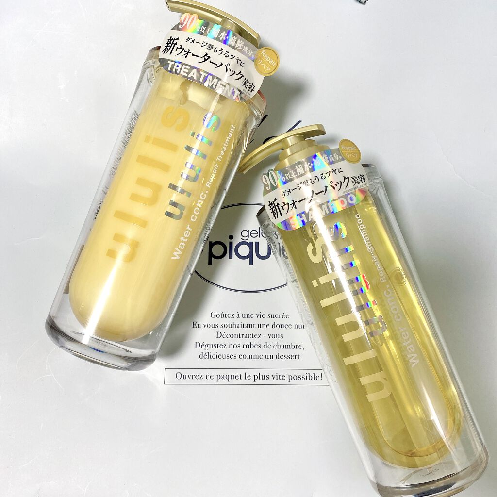 \カラーやパーマなどで傷みきった髪の毛にはこれ！/
LiPS様を通してululis様のウォーターコンク リペアシャンプー/ヘアトリートメントを頂きました！頂いてから投稿期間まで約2週間ありその2週間使ってみたレビューをします♪

そしてその