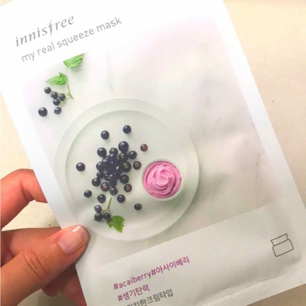 マイリアル スクイーズ マスクシート/innisfree/シートマスク・パックを使ったクチコミ(1枚目)