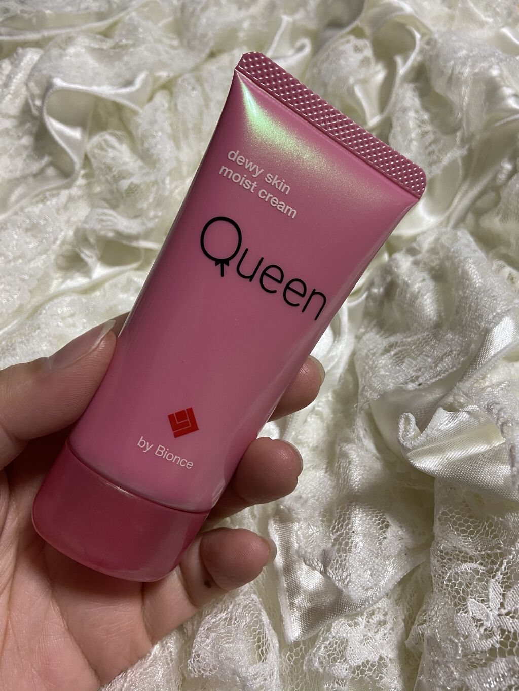 ツヤ肌モイストクリーム/Queen by Bionce/化粧下地を使ったクチコミ（1枚目）