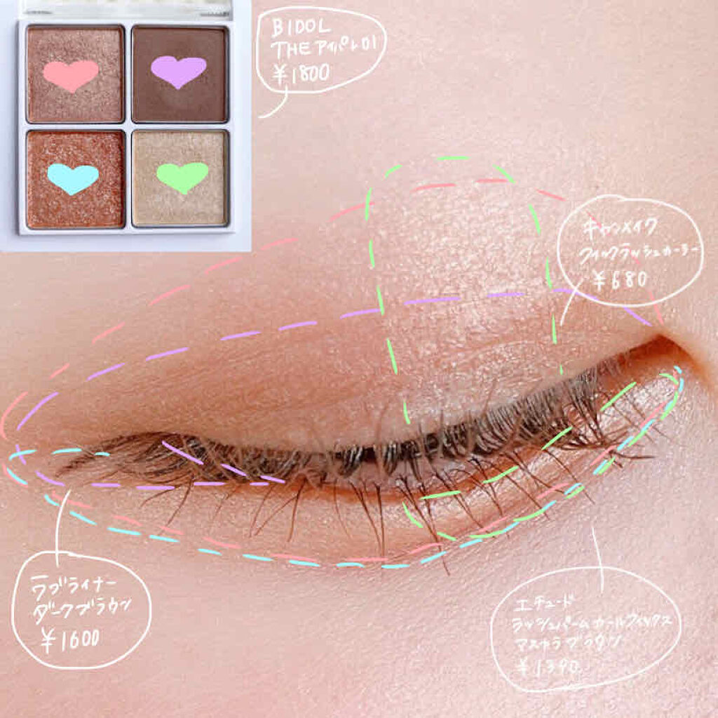 クイックラッシュカーラー/キャンメイク/マスカラ下地を使ったクチコミ（2枚目）