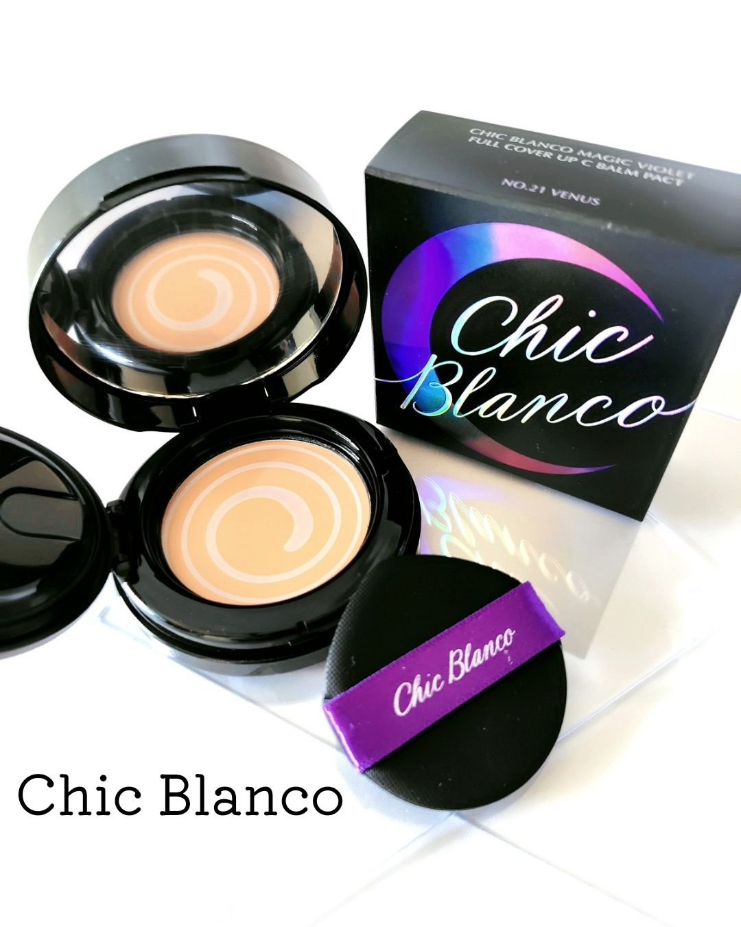 パーフェクトカバーオーロラバームクッション 21号/Chic Blanco/その他ファンデーションを使ったクチコミ（1枚目）