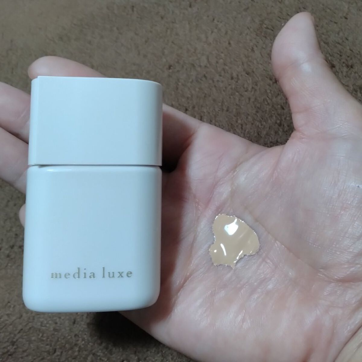 リキッドファンデーション/media luxe/リキッドファンデーションを使ったクチコミ（2枚目）