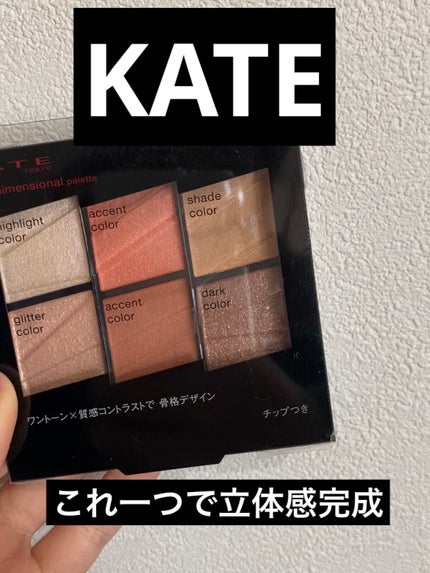 トーンディメンショナルパレット/KATE/メイクアップキットを使ったクチコミ(1枚目)
