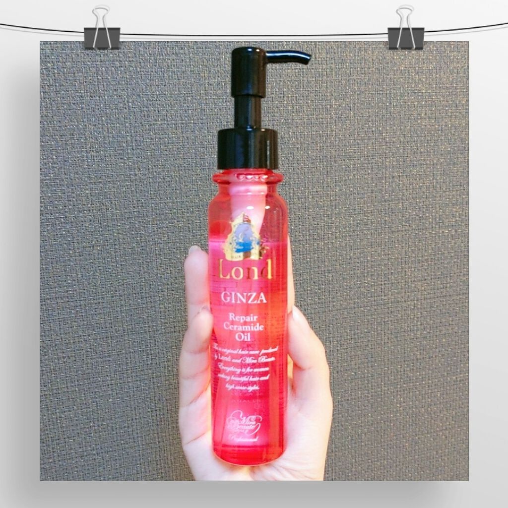 リペアオイル ダメージ毛用/ロンドGINZAwithミラボーテ/ヘアオイルを使ったクチコミ（1枚目）