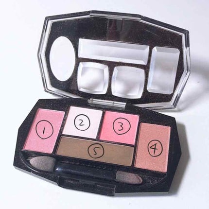 ダイヤモンドアイシャドー&アイブロー/DAISO/アイシャドウパレットを使ったクチコミ(2枚目)