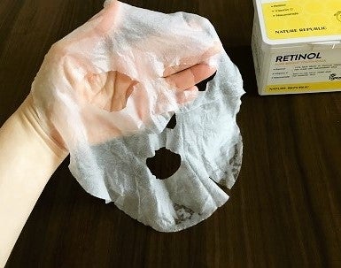 キューブマスク レチノール/ネイチャーリパブリック/シートマスク・パックを使ったクチコミ(3枚目)