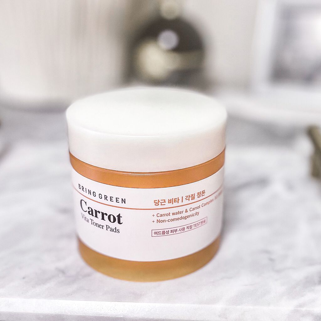 キャロットビタトナーパッド/BRING GREEN/トナーパッドを使ったクチコミ（1枚目）