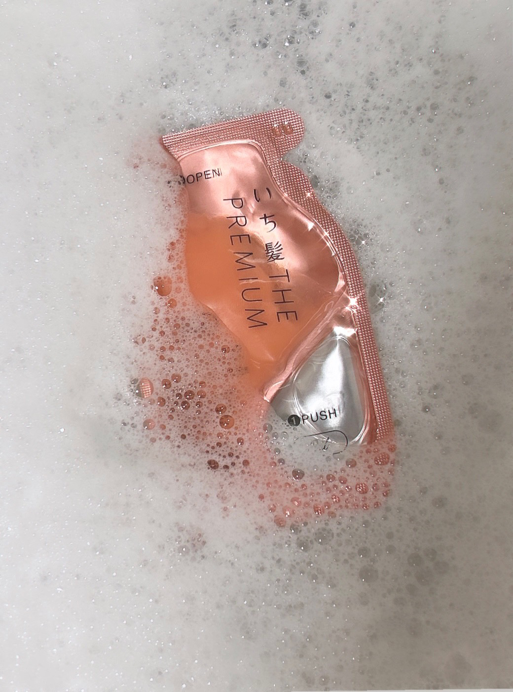 いち髪　THE PREMIUM　Wケアブースター美容オイルマスク/いち髪/ヘアマスク・ヘアパックを使ったクチコミ（1枚目）