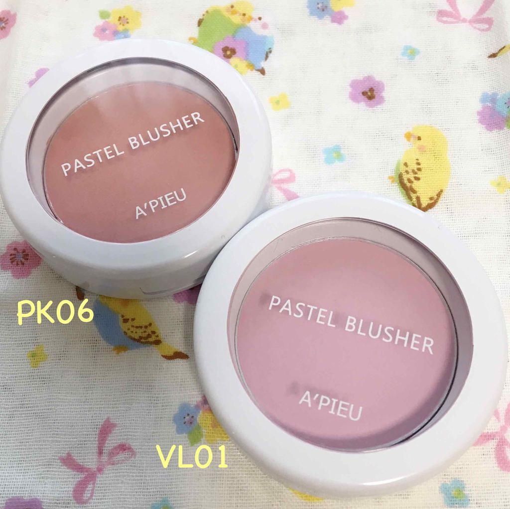 アピュー パステルブラッシャー/A’pieu/パウダーチークを使ったクチコミ（2枚目）