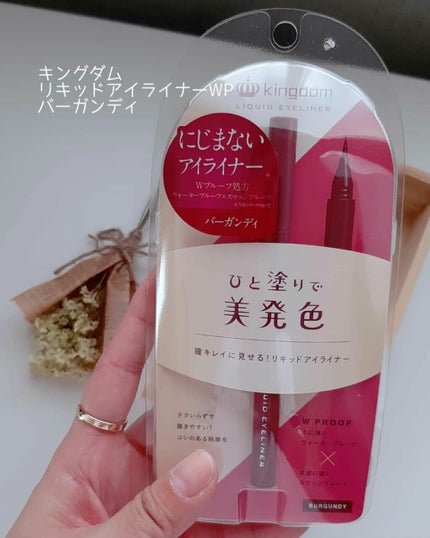 リキッドアイライナーWP /キングダム/リキッドアイライナーを使ったクチコミ(1枚目)