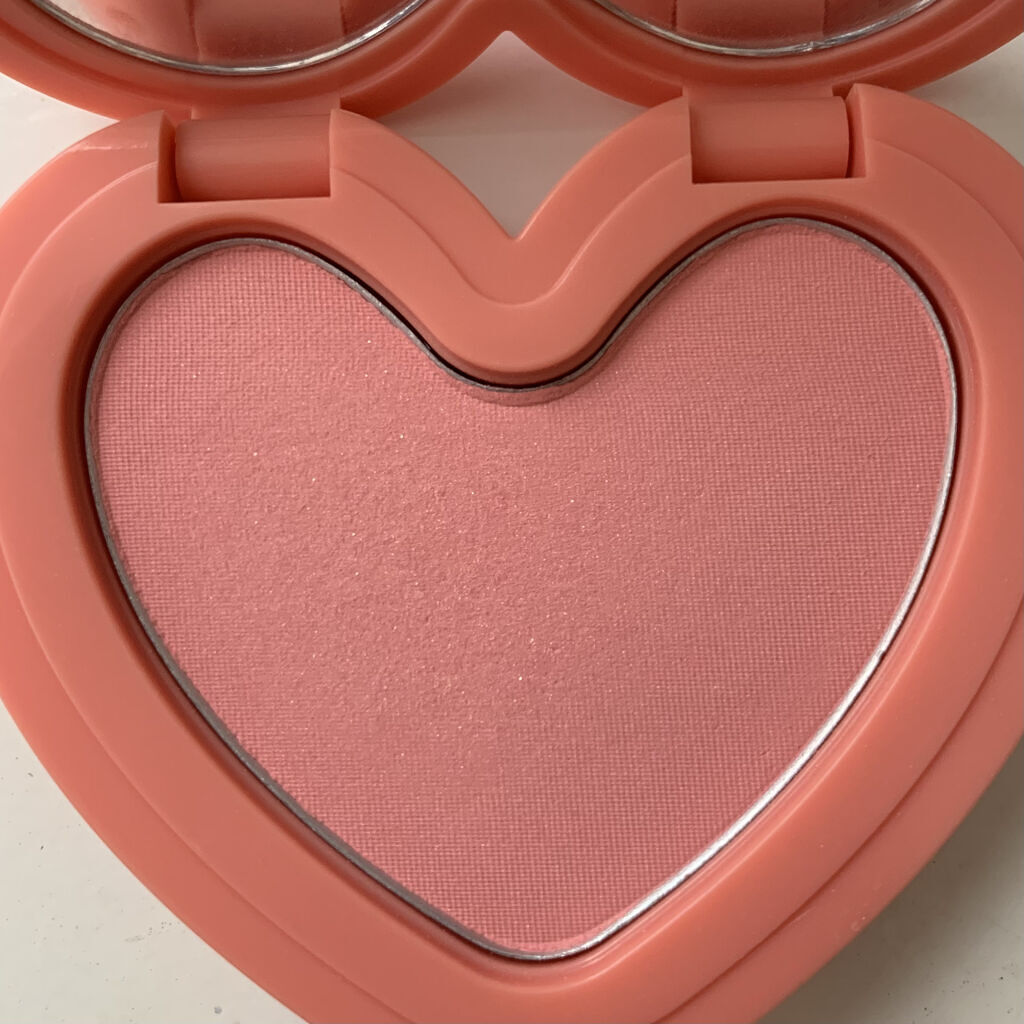 Luv Beam Cheek #01 Loveable Coral/lilybyred/パウダーチークを使ったクチコミ（2枚目）