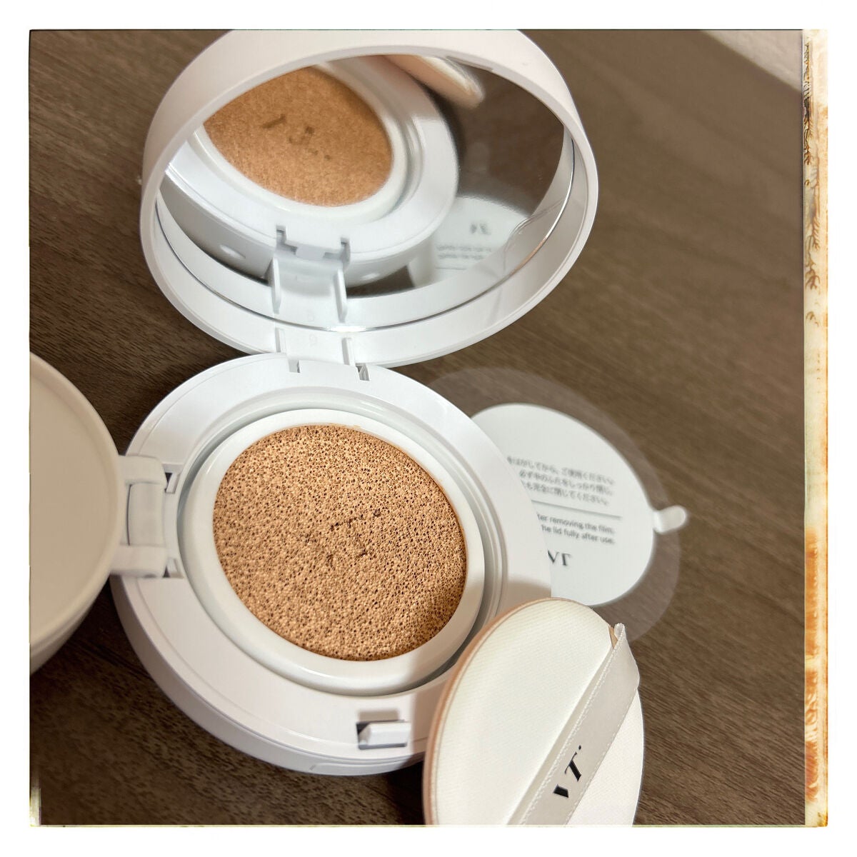 ホワイトグロウCCクッション/VT/クッションファンデーションを使ったクチコミ(2枚目)