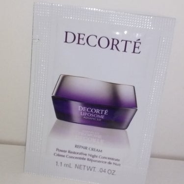 DECORTÉ リポソーム アドバンスト　リペアクリームのクチコミ「コスメデコルテ
クリーム

DECORTÉ美容液 大好きなので
ライン使い良いですね

クリー.....」（3枚目）