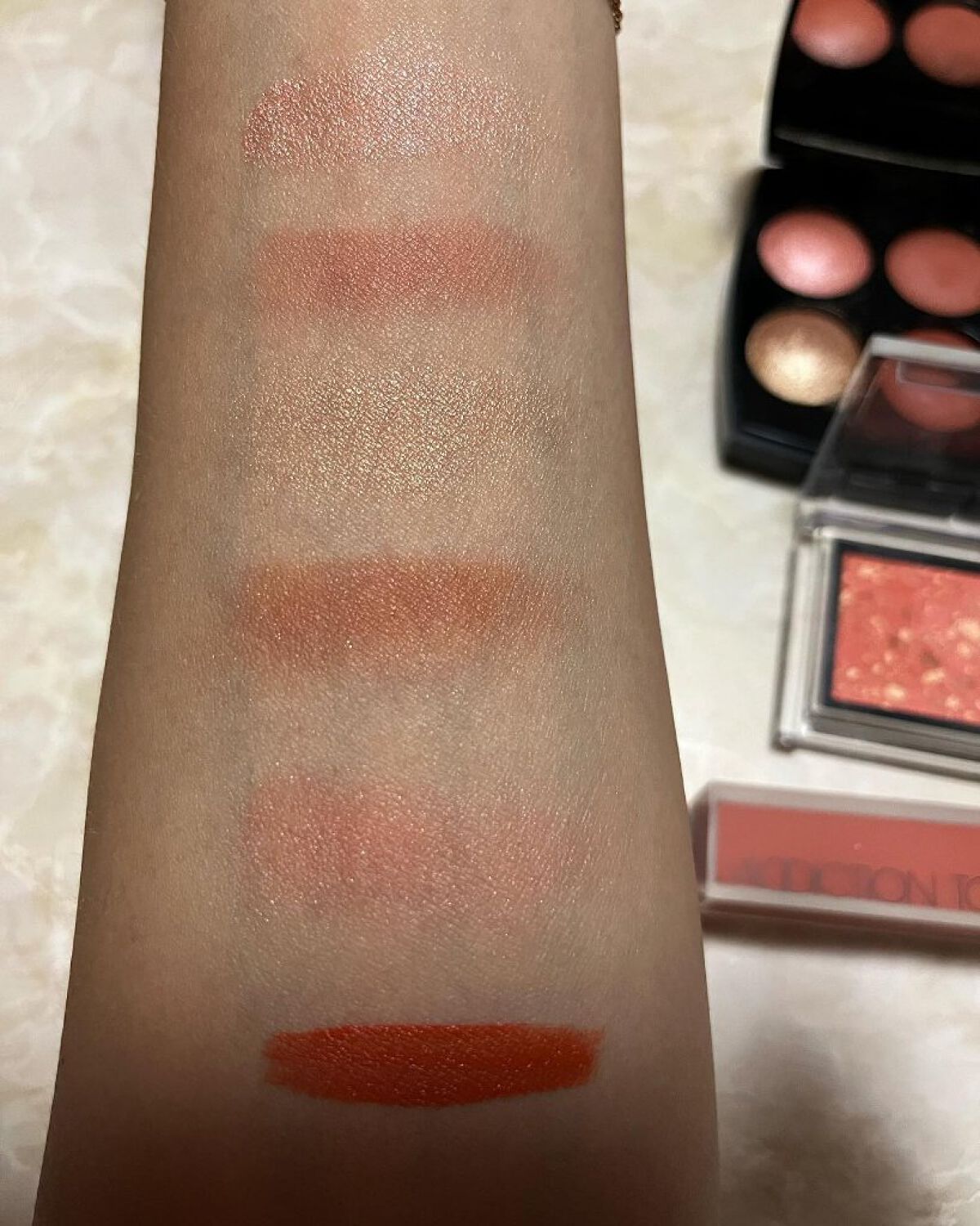 ザ ブラッシュ アンポリッシュ ジェム 101 Love Carnelian/ADDICTION/パウダーチークを使ったクチコミ（2枚目）