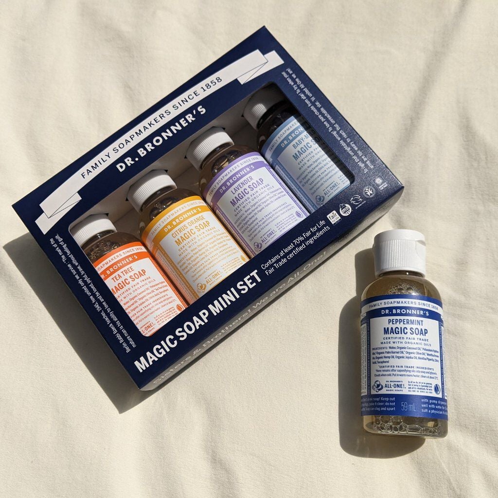 マジックソープミニセット/ドクターブロナー/ボディソープを使ったクチコミ(1枚目)