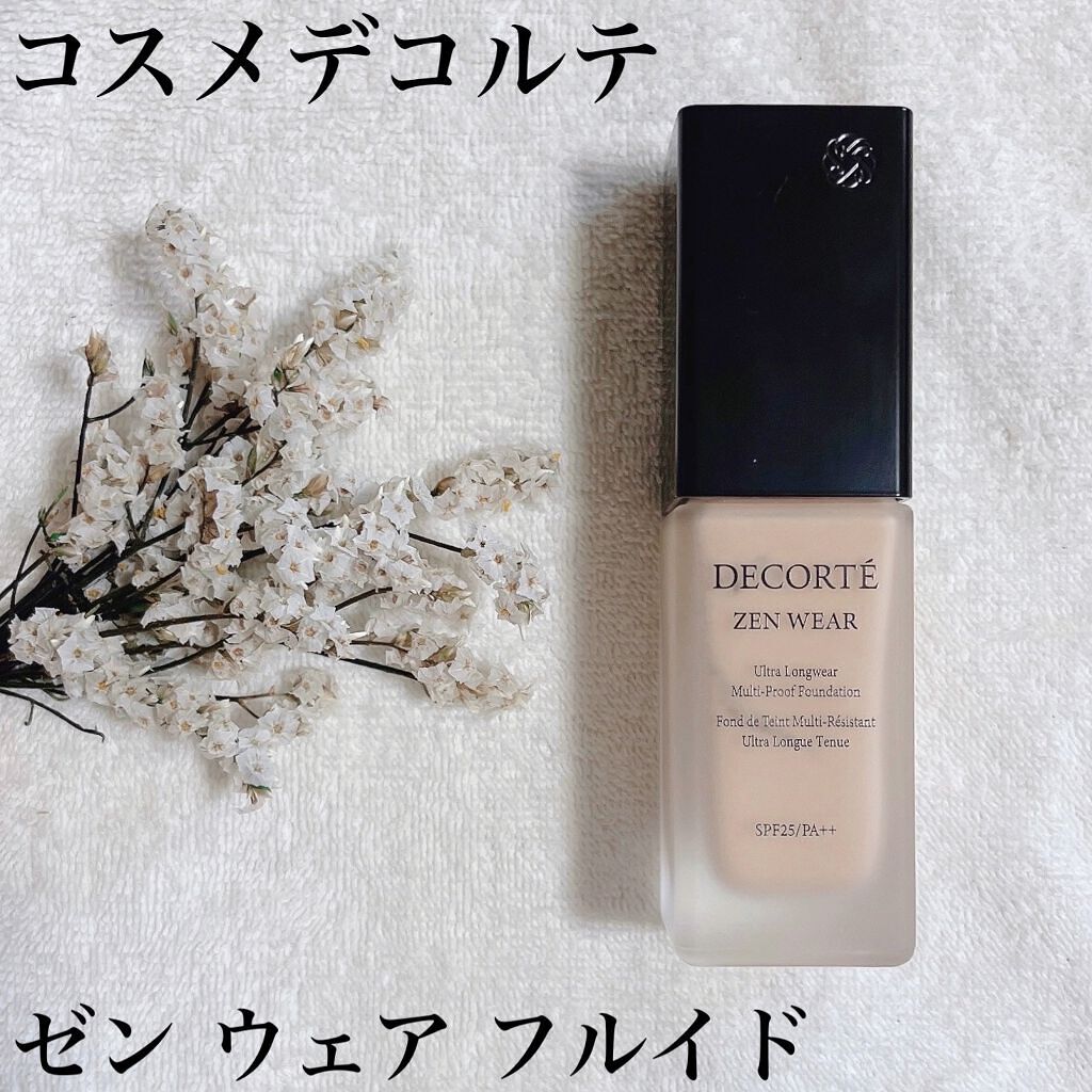ゼン ウェア フルイド/DECORTÉ/リキッドファンデーションを使ったクチコミ(1枚目)