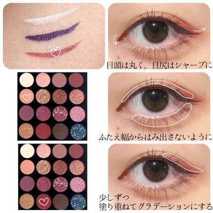 大英博物館 エジプトシリーズ アイシャドウパレット/ZEESEA/アイシャドウパレットを使ったクチコミ(2枚目)