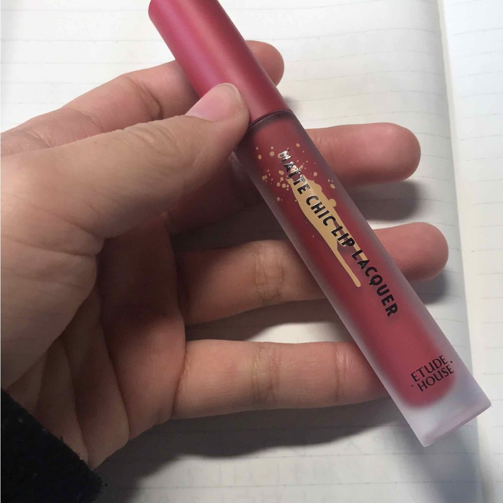 マットシックリップラッカー/ETUDE/口紅を使ったクチコミ(1枚目)