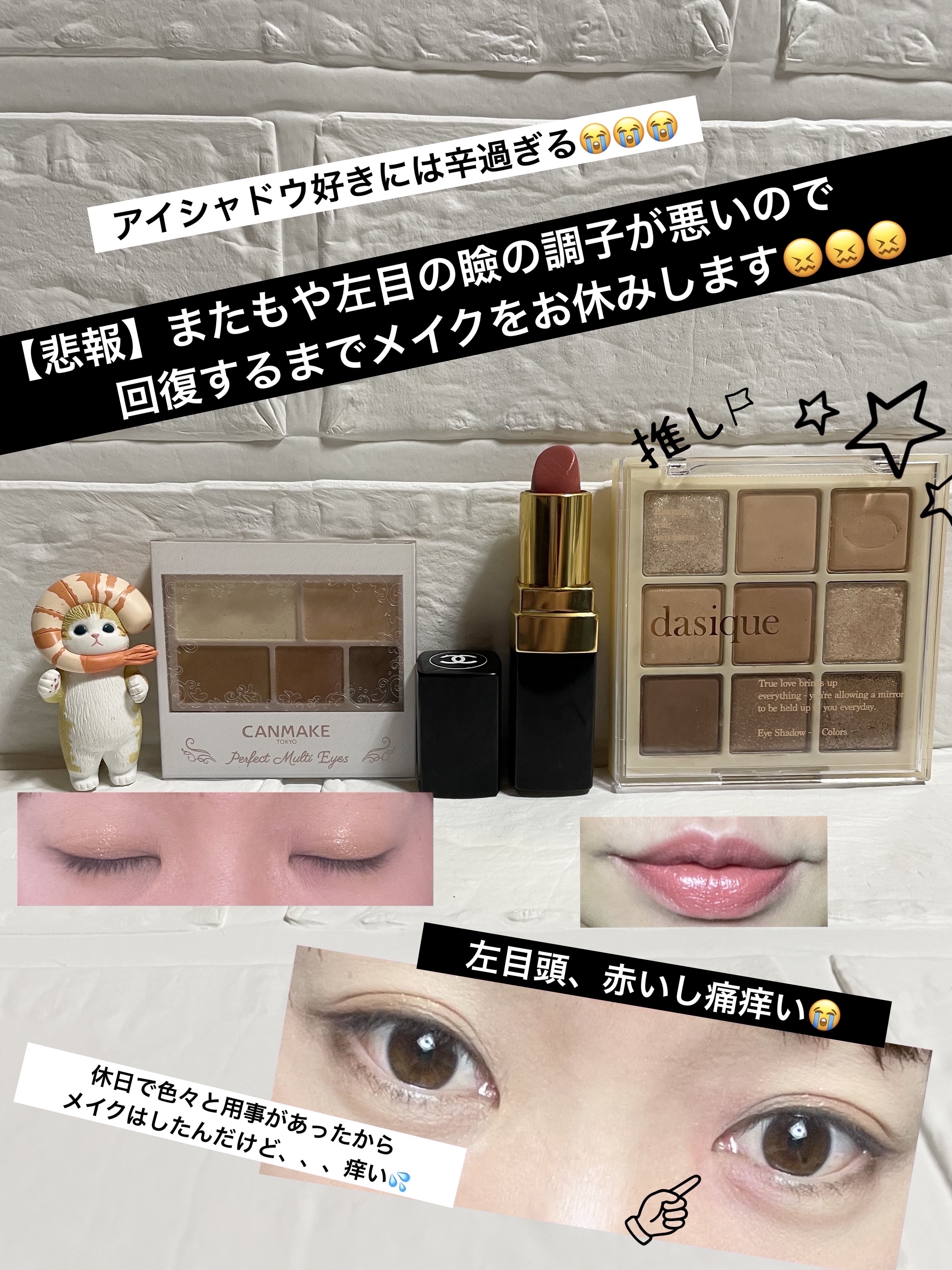 パーフェクトマルチアイズ｜キャンメイク他、2商品を使った口コミ