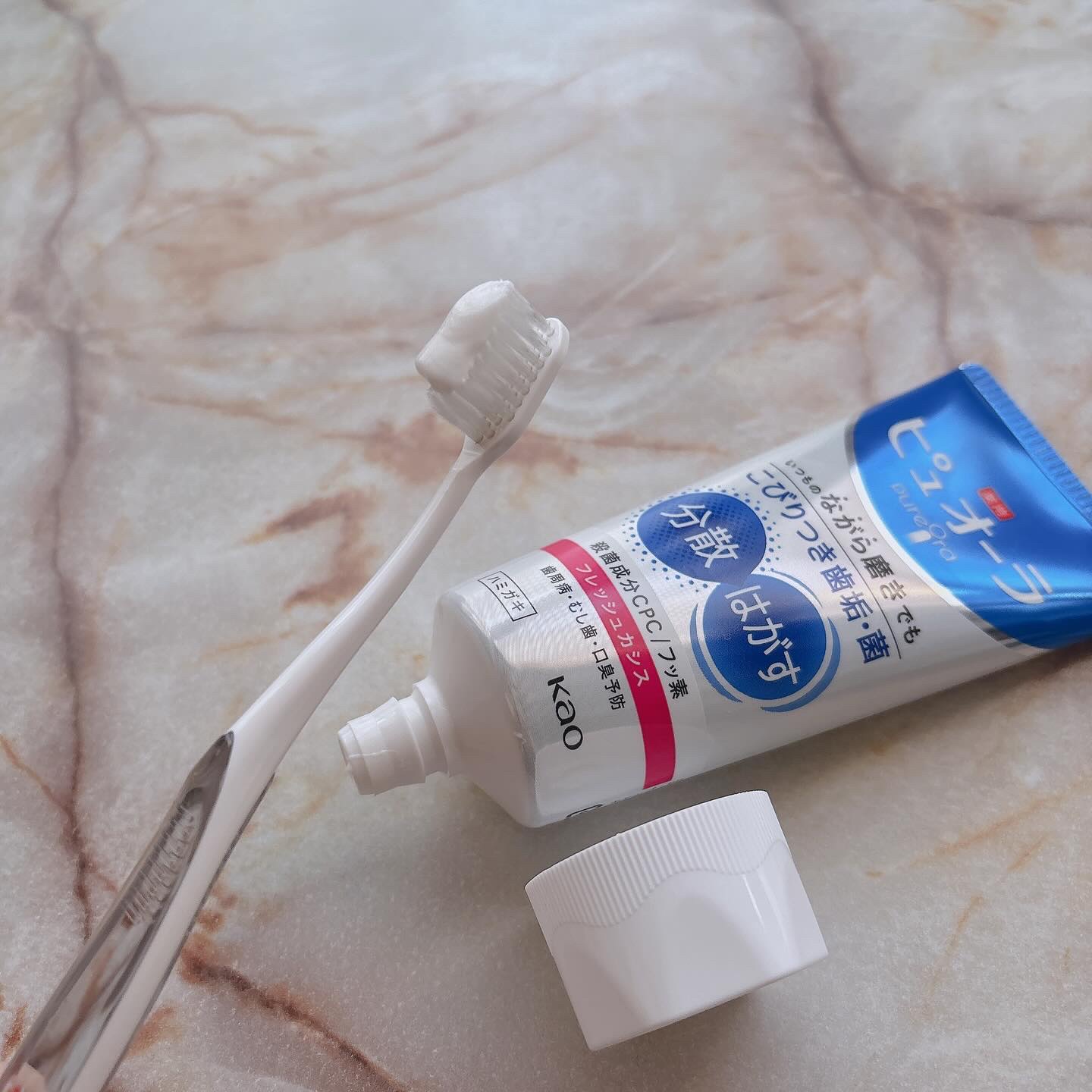 薬用ピュオーラ ハミガキ フレッシュカシス 大容量 170g/ピュオーラ/歯磨き粉を使ったクチコミ（3枚目）